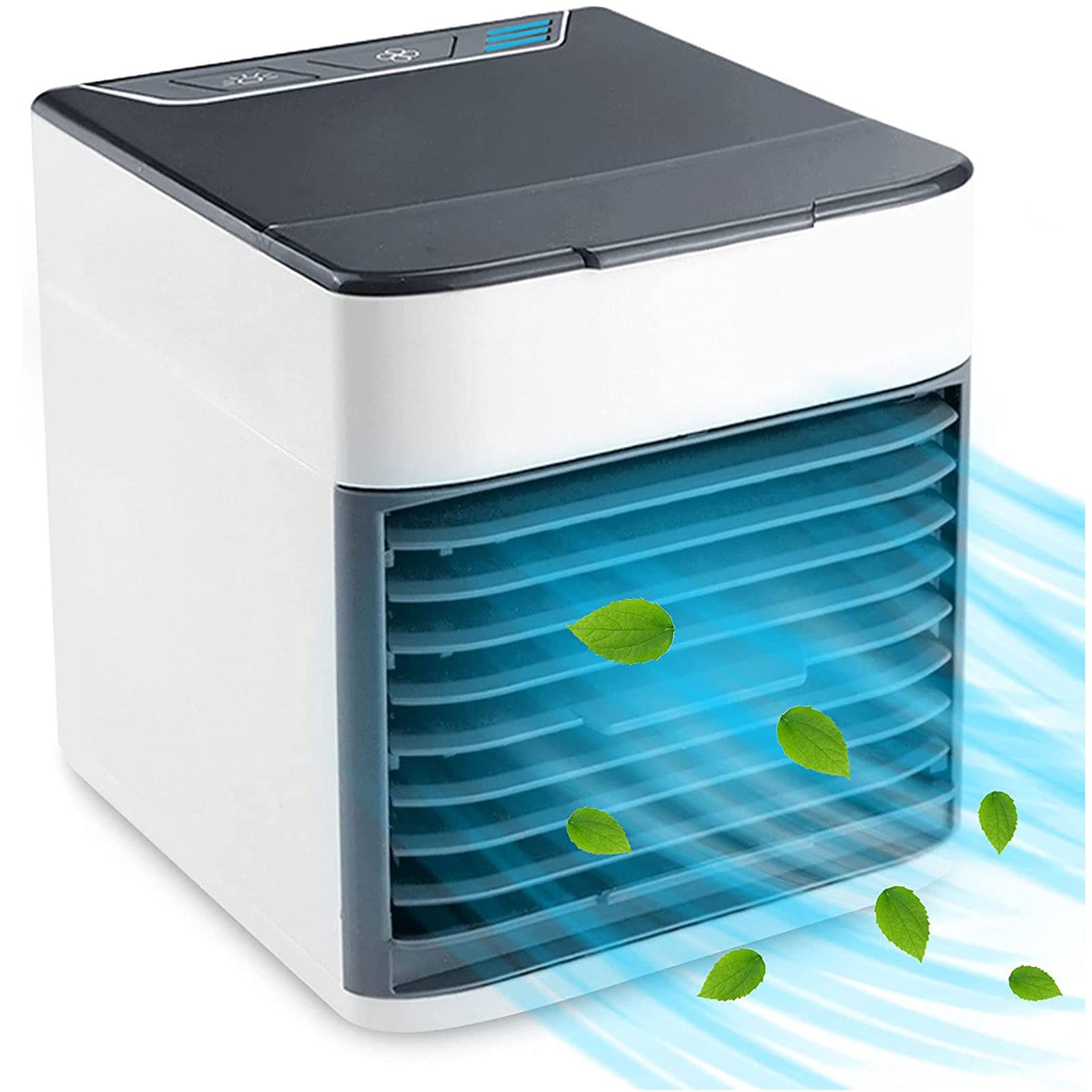 Amazon.co.jp: 冷風扇風機 卓上 冷風機, 冷房扇風機 USB充電付き