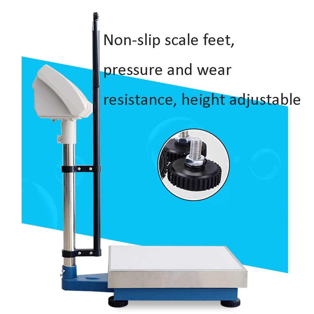 Bilancia professionale per medico, bilancia elettronica per altezza e peso, bilancia digitale di precisione, display a LED, misurazione accurata 72-190 cm/peso 300 kg (200 kg 30 * 40 * 70 cm) (300