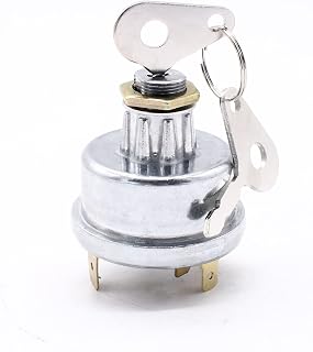 Tractor Ignition Switch, Ignition Starter Switch with 2key replacement for Massey Ferguson Case