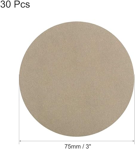 Miniatura 2 de uxcell Discos de lija en seco y húmedo de 3 pulgadas, papel de lija de gancho y bucle de grano 7000, plantación de arena electrostática, carburo de