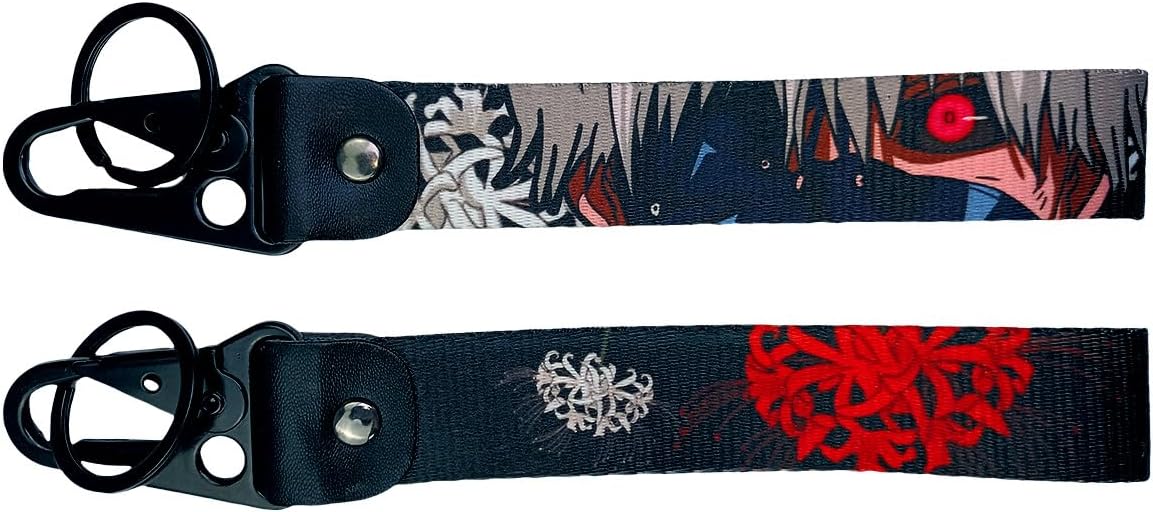 1Pack Anime Motorcycle Key Tag JDM Jet Tag Nylon Strap Keychain Tag for Car Motorcycles,Scooters Key Accessories Keg-01