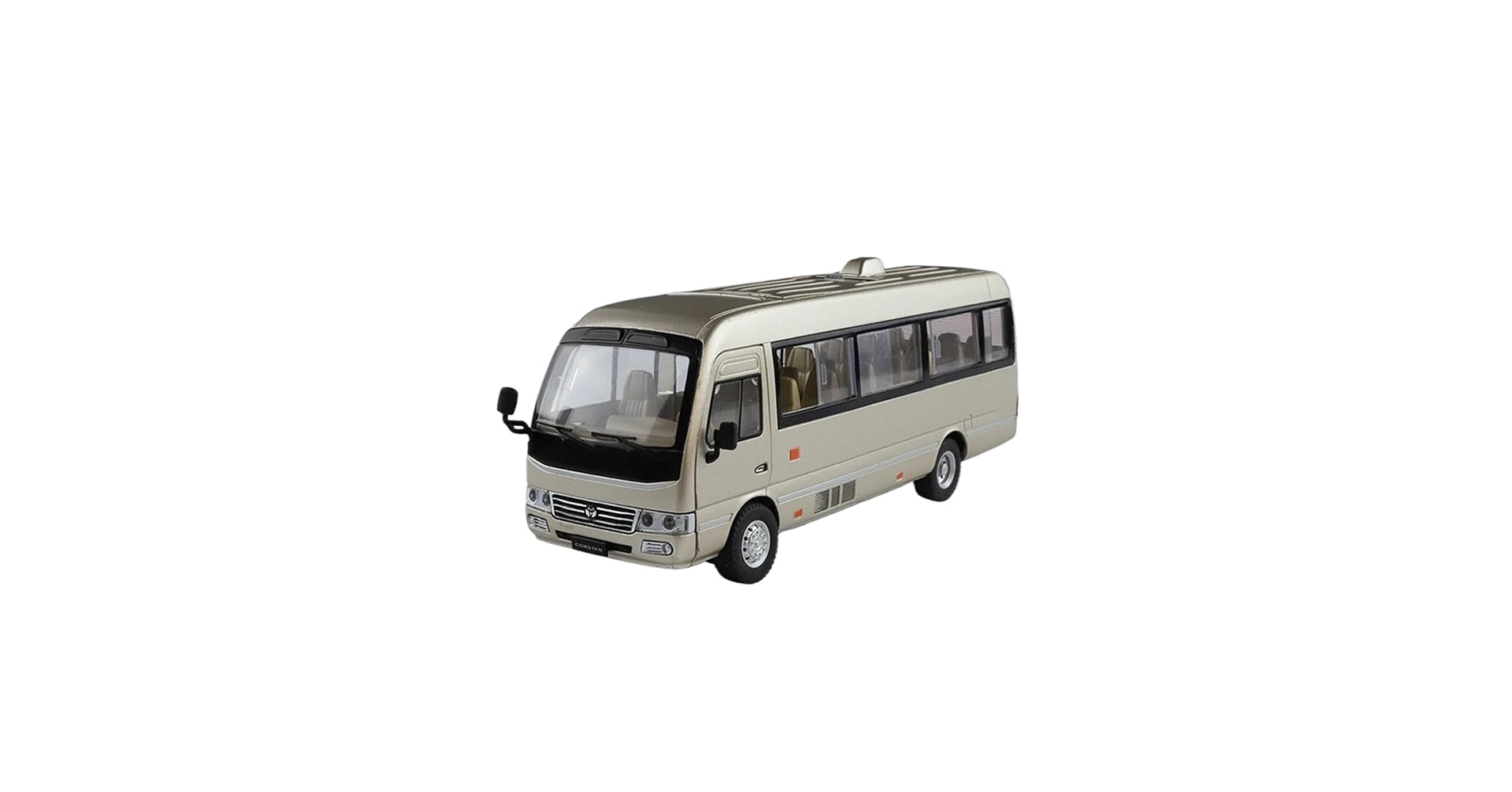 Amazon.com: MZAMOXZ 1 24 for Toyota Coaster Bus Alloy Car