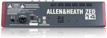 Amazon | ALLEN&HEATH USB搭載・多用途ミキサー ZED-14 | ミキサー