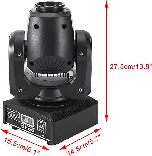 Miniatura 4 de Frezon 4 luces de cabeza móvil, 8 gobo, iluminación de escenario, RGBW, LED, DJ, DMX Beam Bar Disco Party Light para club, DJ Show, alquiler,