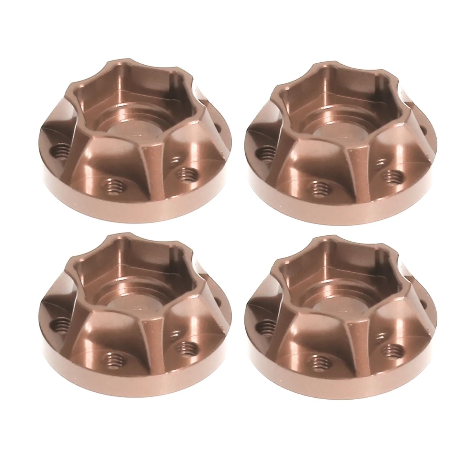 para CC01 D90 RC Car 4 Uds Conjunto Bujes Hexagonales Rueda 6/9/12/15Mm 1,9/2,2 Pulgadas Aleación Aluminio Espaciadores Piezas Mejora RC Orugas Maquetas