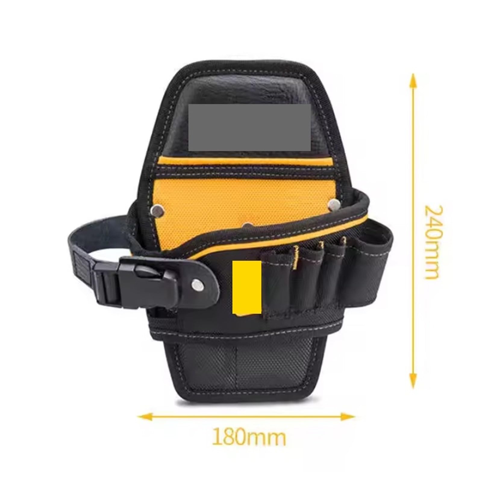 Étui pour perceuse Pochette compacte for perceuse, 6 Poches, Sac à Outils, pièces de Rangement for électrique, résistance l'usure, Taille Confortable