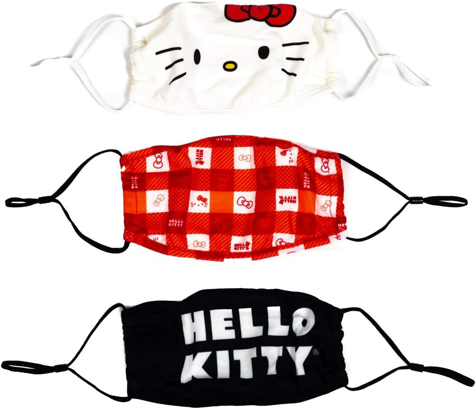 12 Pack Hello Kitty Face Masks