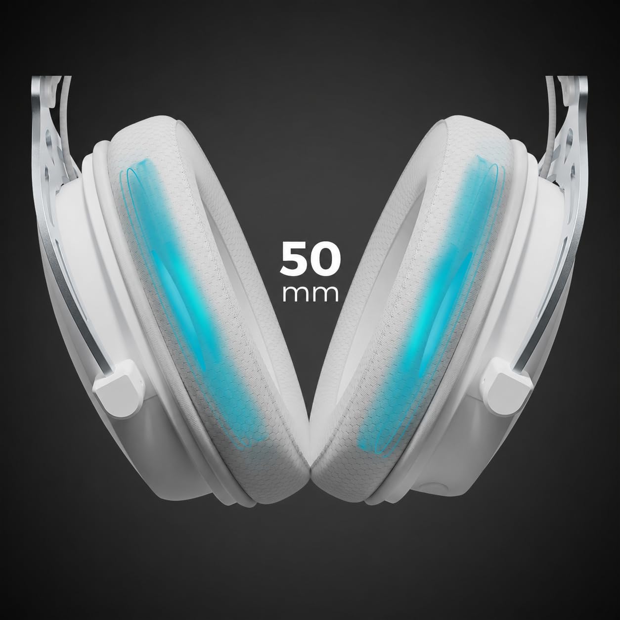 Genesis Toron 531 - Cuffie da gaming con microfono, con cavo, cuffie stereo da gaming con driver da 50 mm, microfono rimovibile, muto, jack da 3,5 mm, per PC, PS5, Xbox