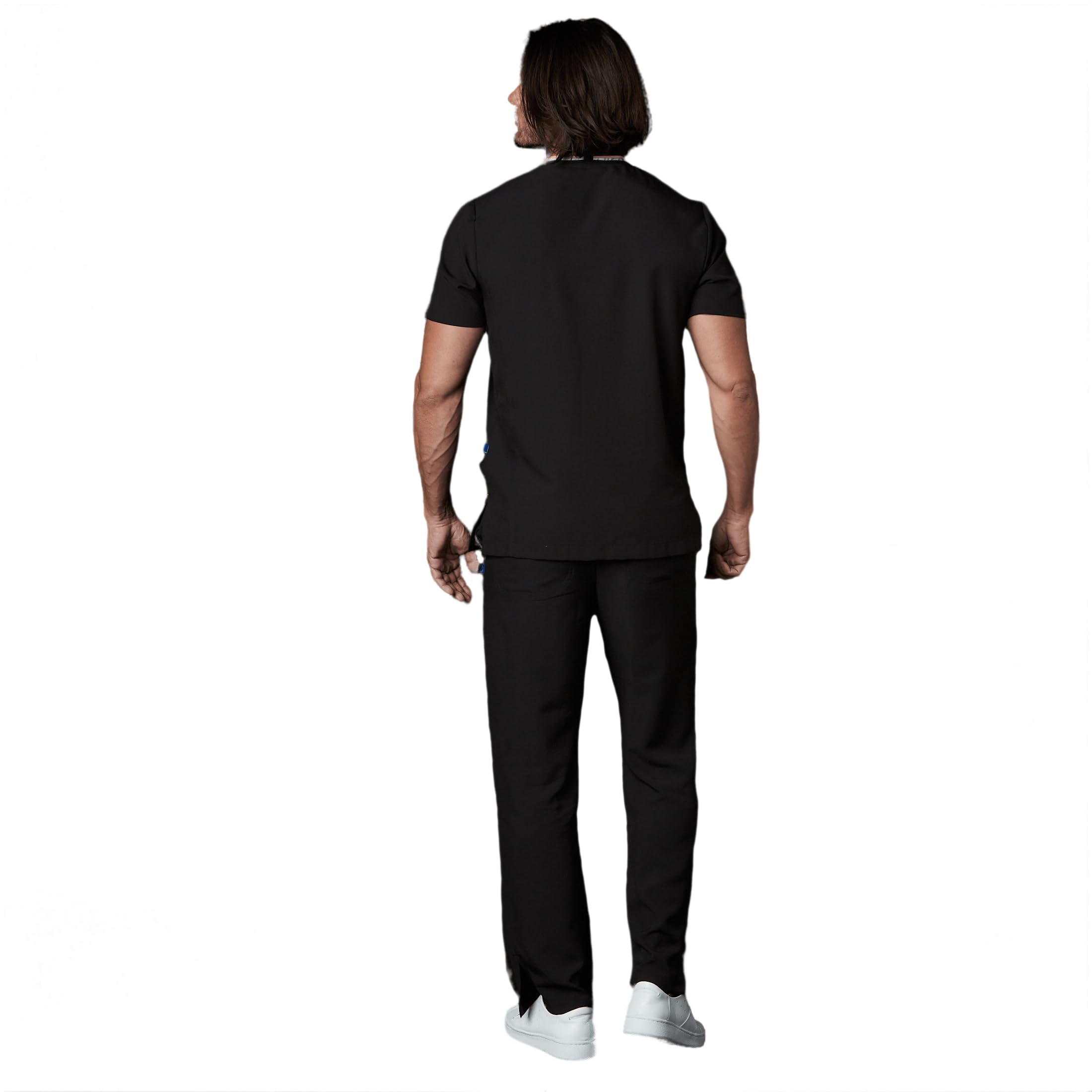 GALLANTDALE Set Sanitario Hamptons Diamond Uomo Resistente Uniforme Pigiama Abbigliamento Da Lavoro Medico Medico Odontoiatria Veterinaria
