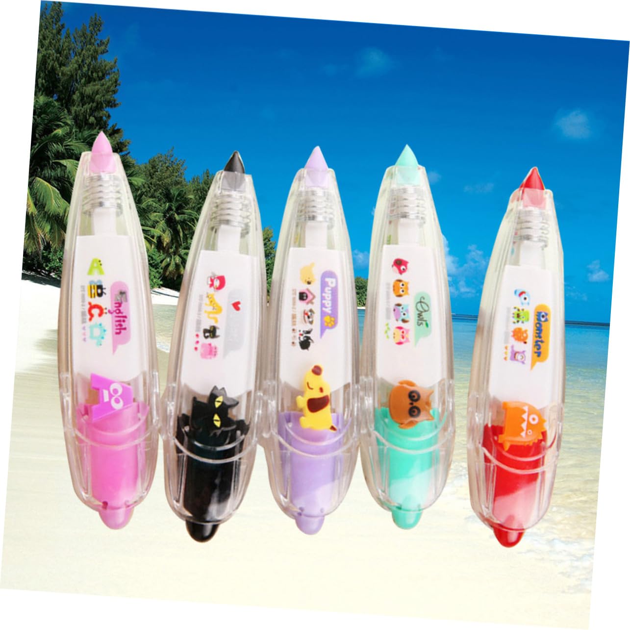 Lurrose 3 Set Di Nastri Decorativi Stili Unici Per Lettere Scuola Ufficio Scrapbooking 5 Pezzi * 3