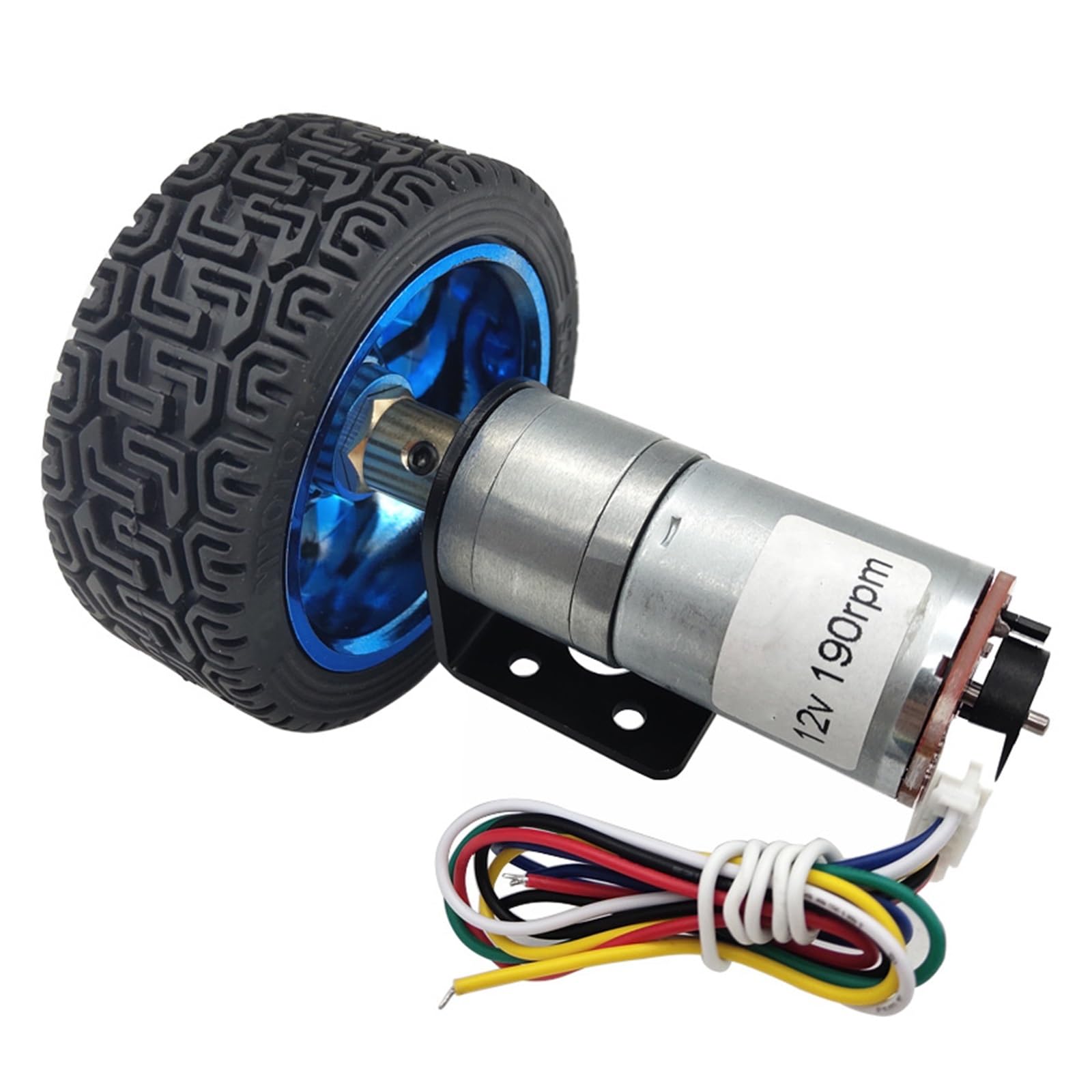 Elektryczny robot samochodowy RC silnik prądu stałego 65 mm 85 mm 130 mm piasta koła silnik hala enkoder zestaw reduktor prędkości 6 V 12 V 24 V skrzynia biegów jga25-370