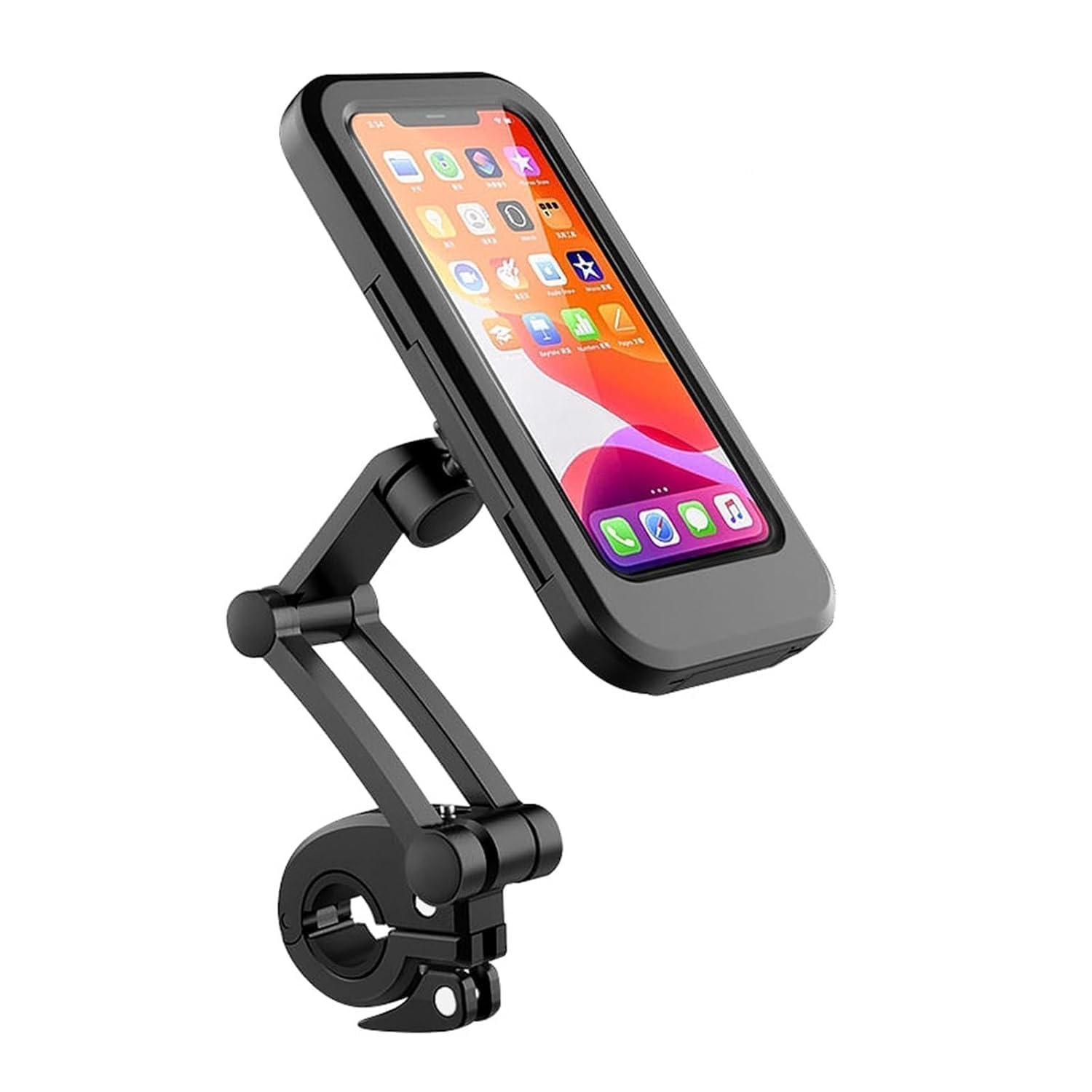 Waterproof Mobile Phone Holder 360° Rotating Bike Phone Mount Motorcycle Bicycle Mobile Stand Universal Waterproof Phone Holder for Outdoor Riding Grip Smartphone Holder for Cycling-image-9