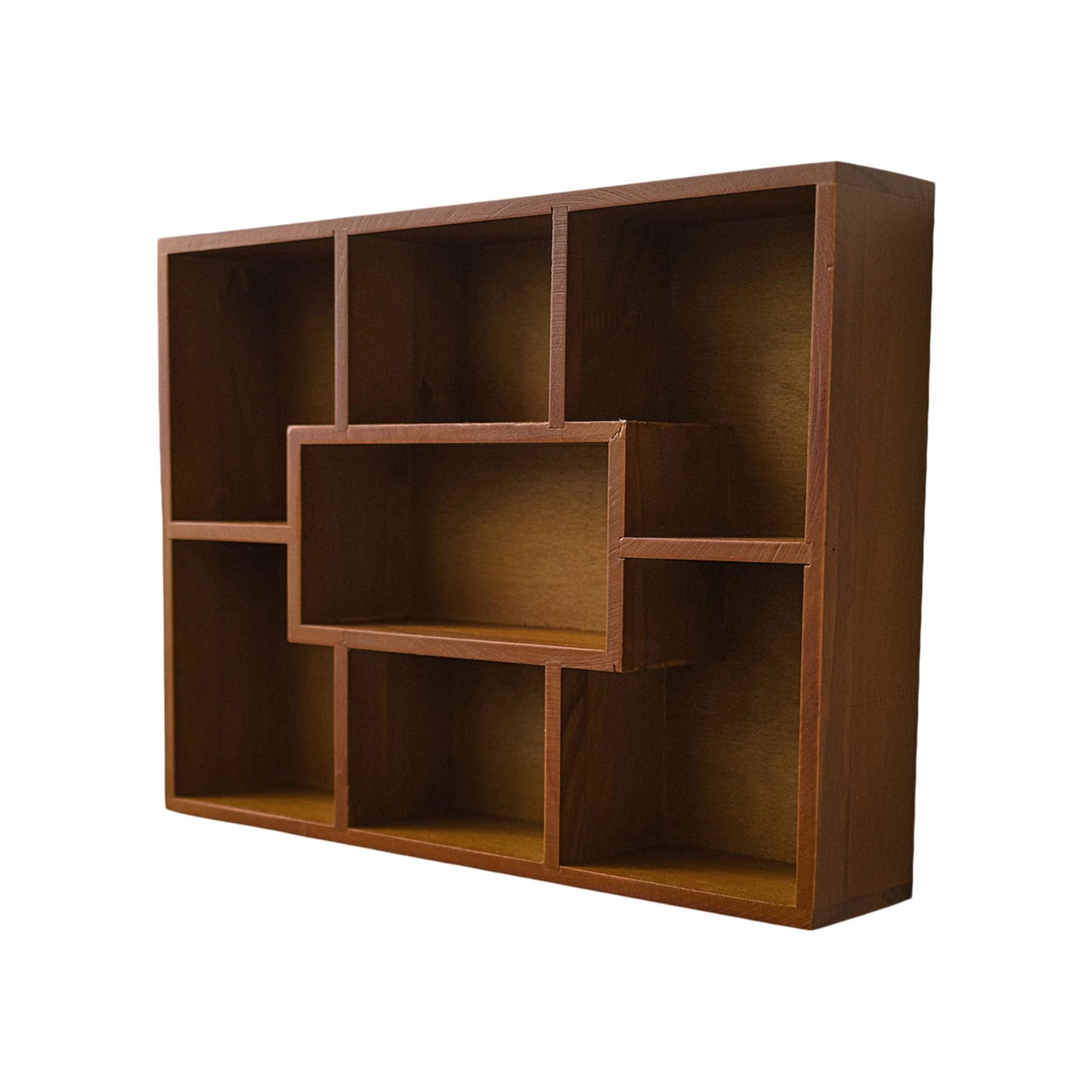 Jazuaiao Wood Floating Shelf for Modern Homes Decorative Storage Organiser for Living Room Bedroom Ranch Fashion Shelf