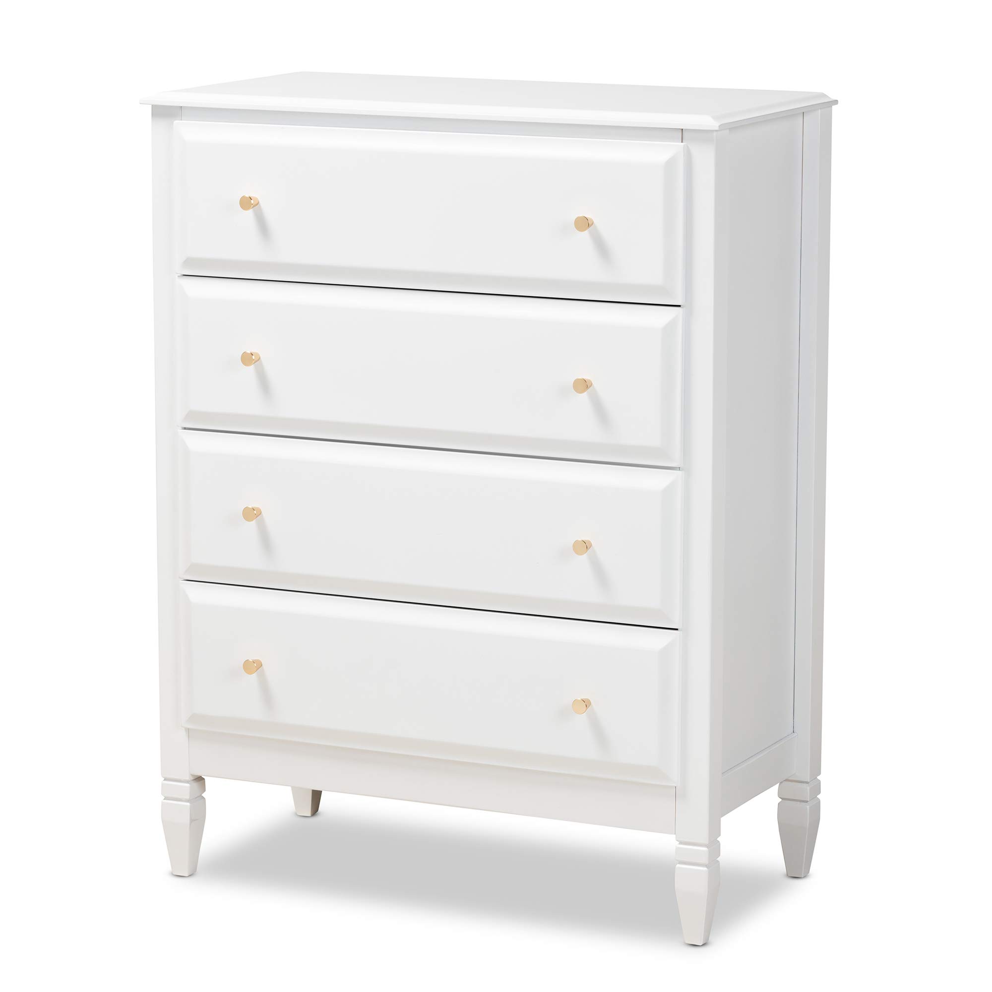 Baxton StudioChests, White/Gold