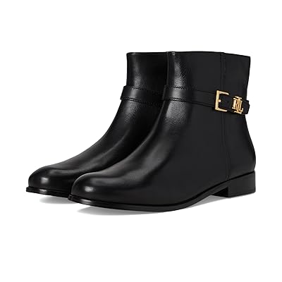 Lauren Ralph Lauren Brooke Burnished Leather Bootie Women