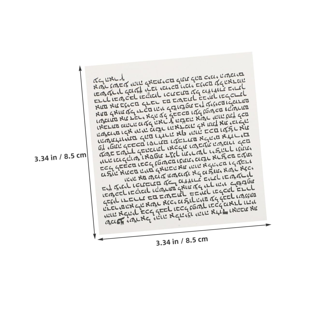 INOOMP 100pcs Jewish Mezuzah Scroll for Doorpost Blessings Decorative Judaica Home Decor for Housewarming and Hannukah Unique Design for Spiritual Protection and Cultural Pride