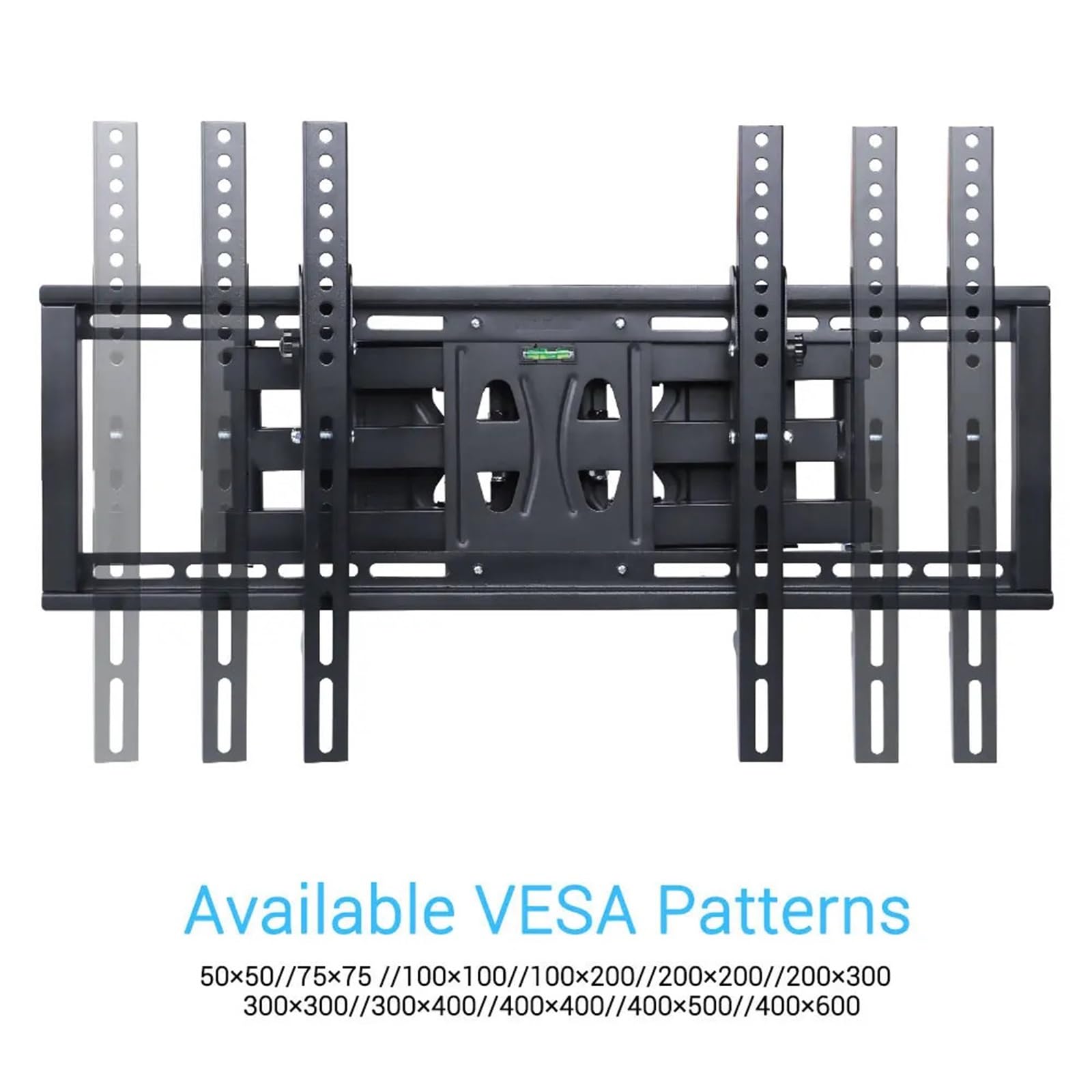 SERDAS Supporto da parete per TV ad angolo, inclinabile e girevole, supporto per TV Full Motion per schermi piatti LCD, LED, plasma da 32-65 pollici