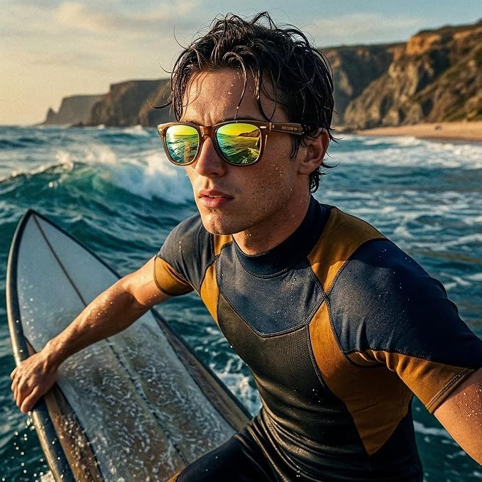Image of SIPHEW Polarized Sunglasses for Women & Men - UV400 Mirrored Eyewear