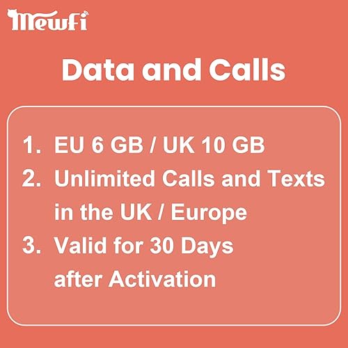 Miniatura 8 de Tarjeta SIM de Europa prepagada 30 días, UE 10 GB  Reino Unido 10 GB, requiere activación, llamadas locales ilimitadas y SMS, Reino Unido tres