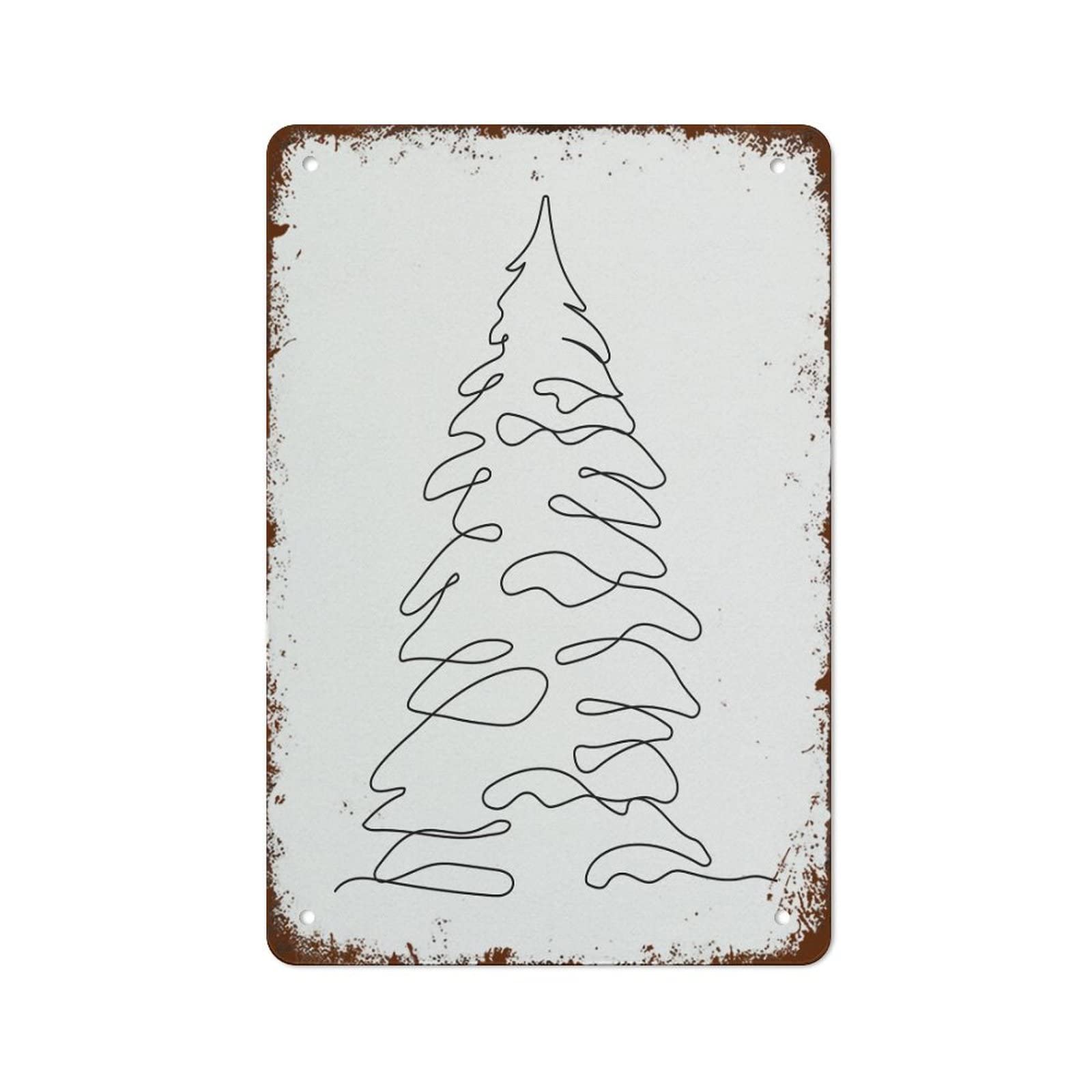 Targa In Metallo Retrò Con Gnomi Di Buon Natale, Decorazione Da Parete 20,3 X 30,5 Cm Per Casa, Bar, Pub
