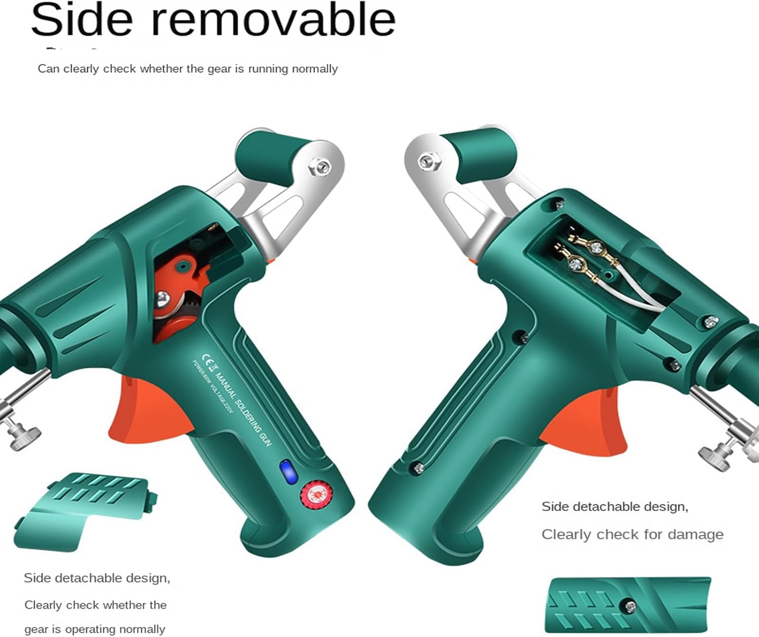 Multi-function Soldering Iron Soldering Gun Set,2025 New Multifunction Soldering Iron Gun Set Welding,High Power Manual Solder Welding Gun,Adjustable Temp Digital Soldering Gun (#D)