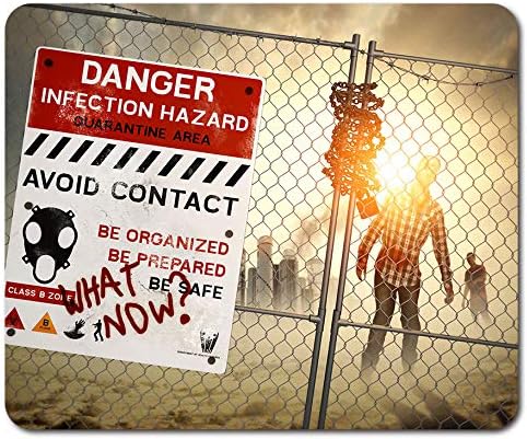 Destination Vinyl LtdWalking Dead Zombies Danger Mouse Mat Pad - Scary Game Computer #14510