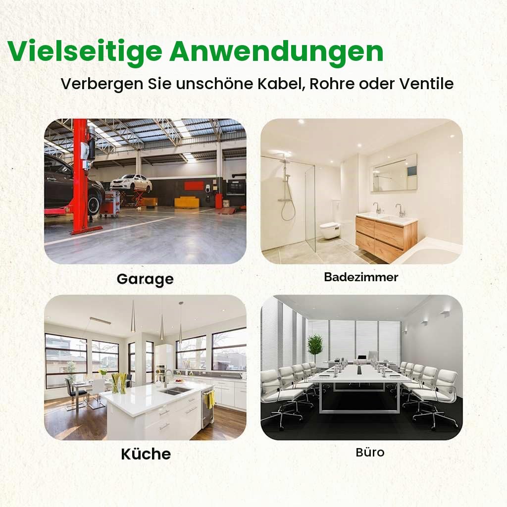 vidaXL Zugangsklappe Grün und Silber 55 x 105 cm, Zugangspanel-Lösungen für moderne Wohnräume, robustes verstecktes Design, praktische Innen- und Außenelemente