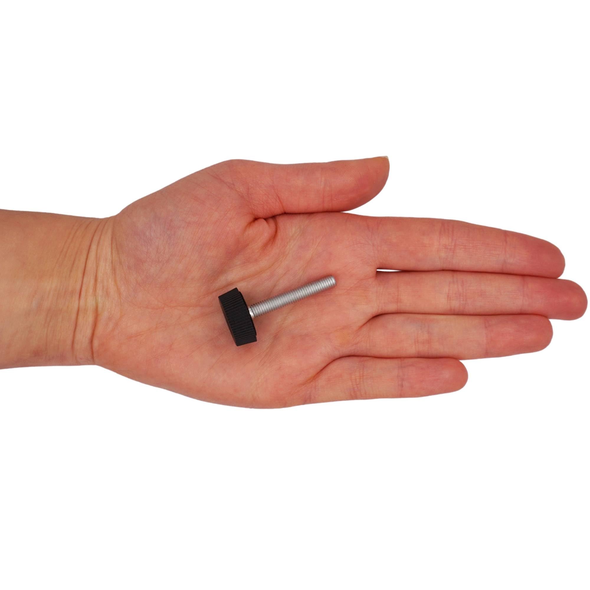 SKIR'CO Lot De 8 Pieds De Nivellement De Meubles M10 X 30 Mm, Pieds Ronds Réglables De 25 Mm De Diamètre, Pied De Nivellement Fileté M10 (écrous Inclus