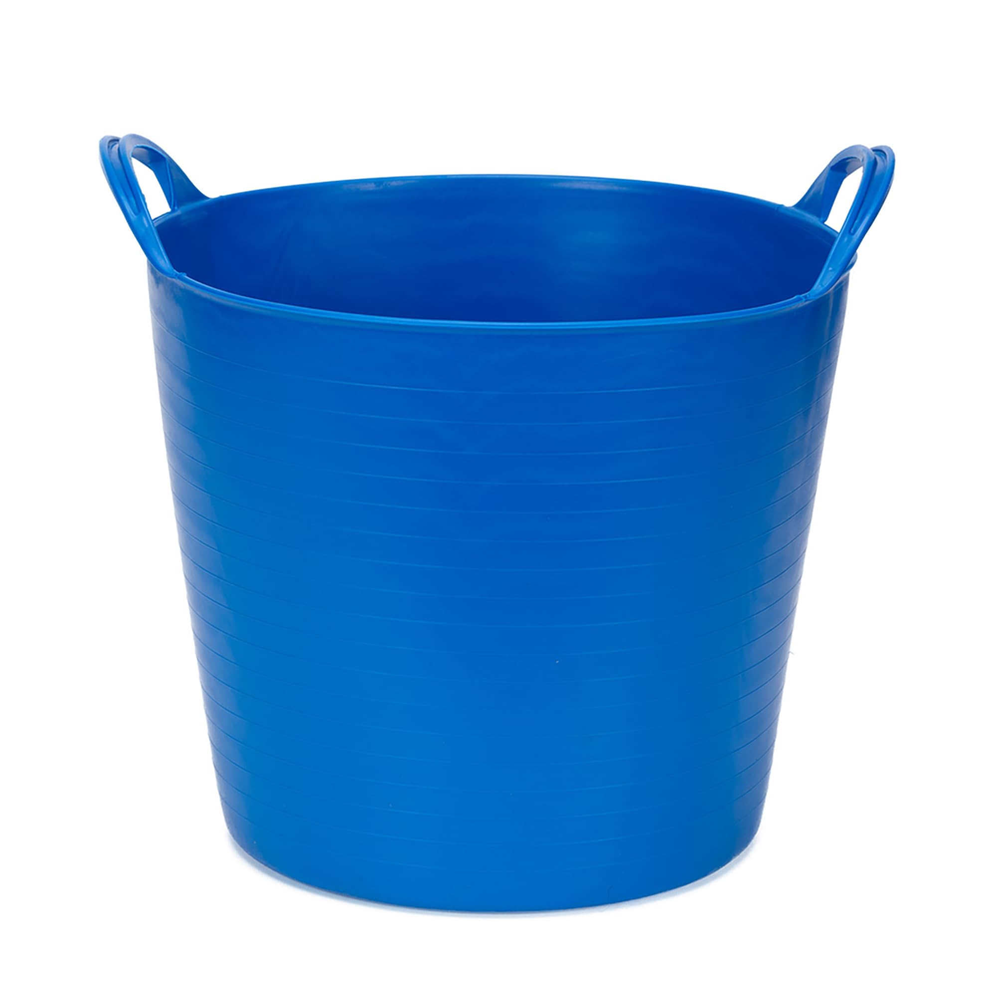 Amtech - Flexi Tub for Carrying Water, Soil, Bricks, Super Strong Reinforced Handles, Home DIY, Durable and Long Lasting, Heavy Duty, Cold Resistant (Blue) (26L)