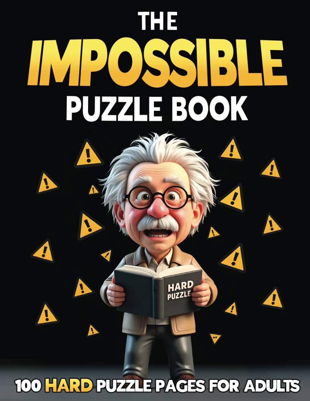 The Impossible Puzzle Book: 100 Hard Puzzle Pages for Adults with Sudoku, Wordsearch, Mazes, Spot the Difference, Crosswords and More!