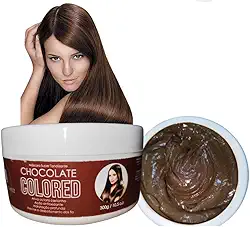 Máscara Tonalizante Chocolate Sem Amonia 300g Resultado 100% Natural com Hidratação