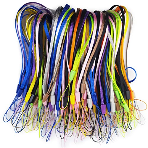 Nsbell 200Pcs 10 Colors 7 Inch Lightweight Colorful Hand Wrist Lanyard Strap String For Usb Flash Drives, Keys, Flashlight, Keychain, Id Badge Holder,Name Tag Small Items #TOP25