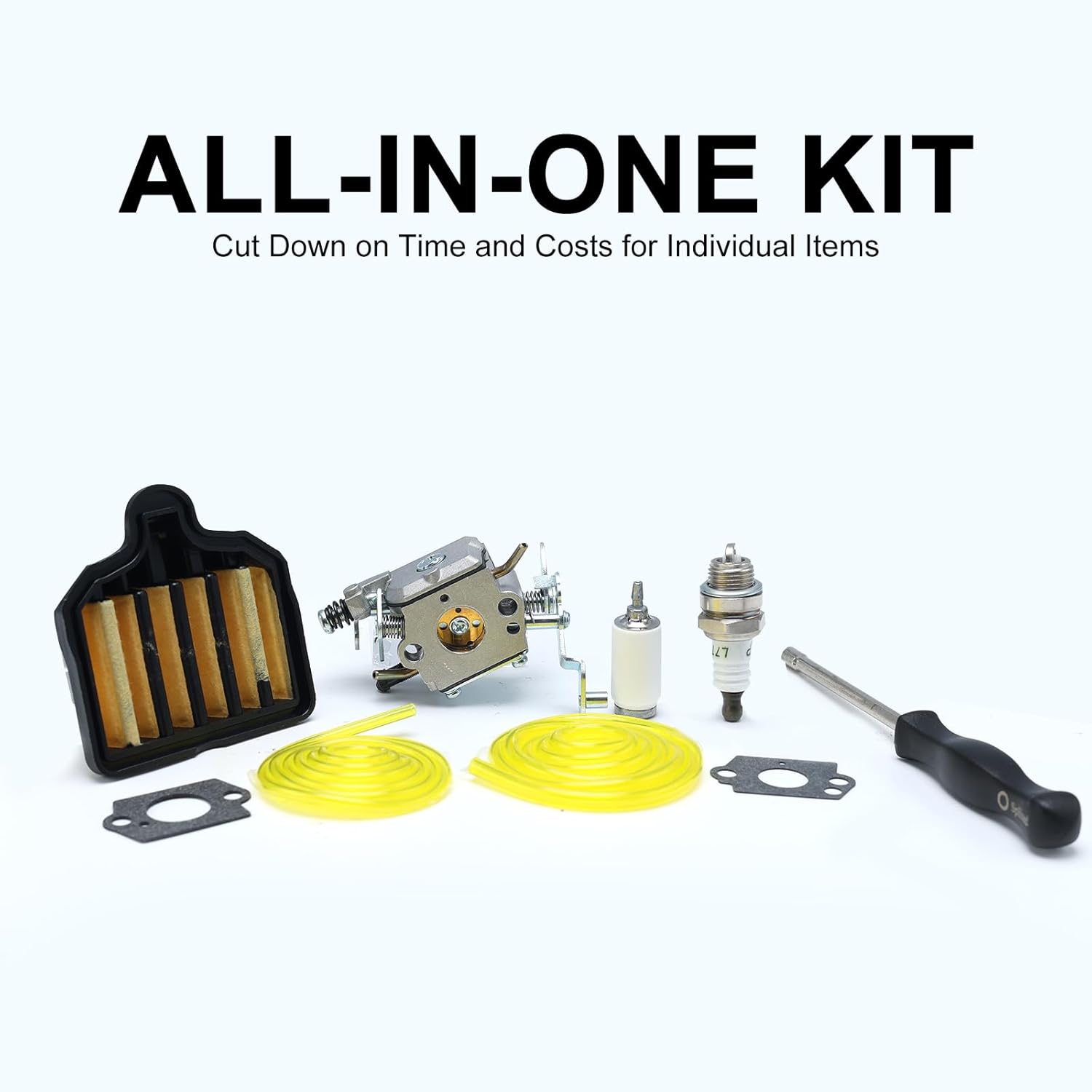 Powtol PP5020AV Carburetor for Poulan Pro 2 Stroke Chainsaw PP5020AV PP5020 PP4818A Replace 573952201 C1M-W47 Craftsman 358350980 358350982 358350981