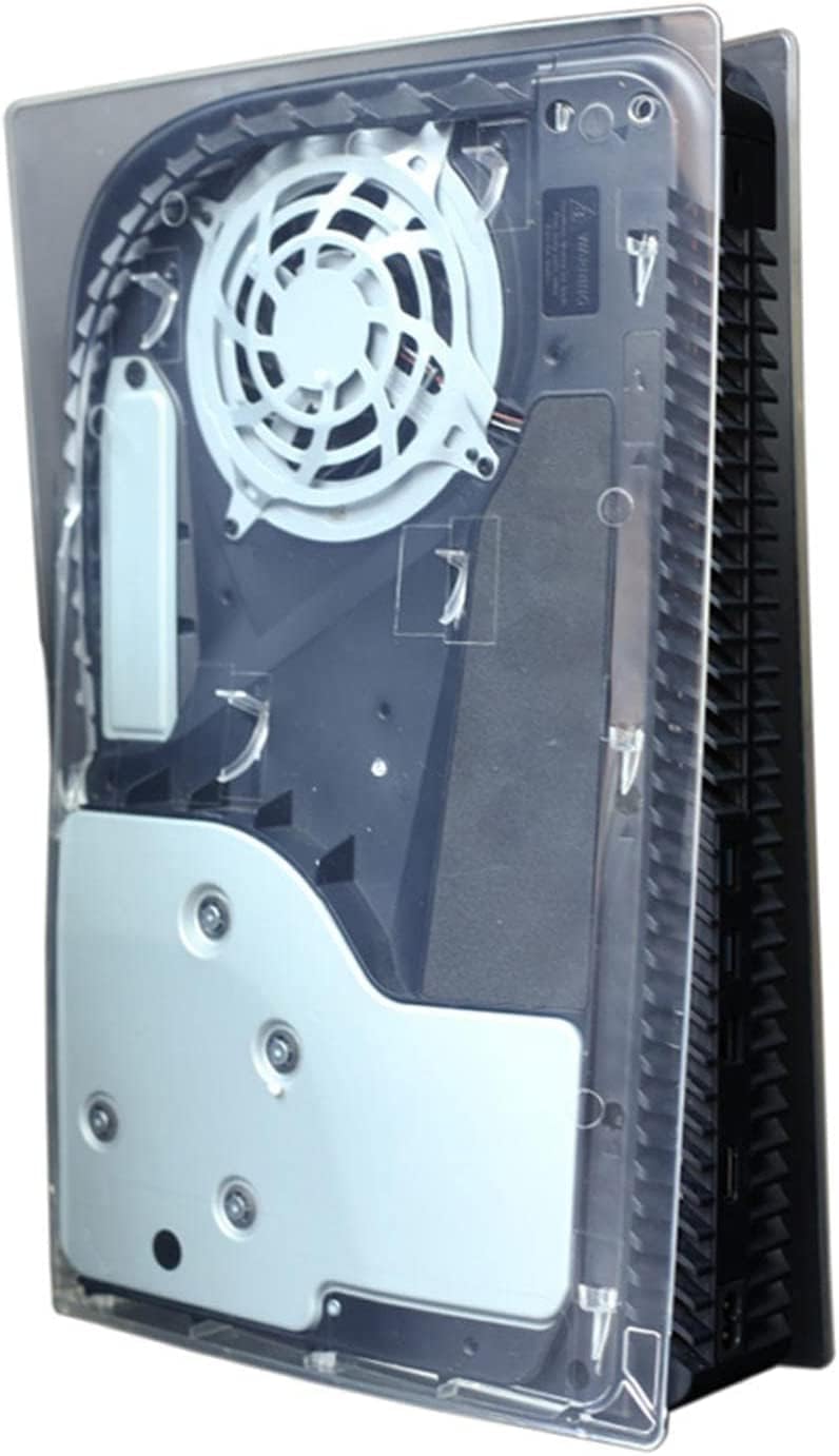 ソニーPS5ディスクバージョンクリアのプレートシェルカバーアンチスクラッチ