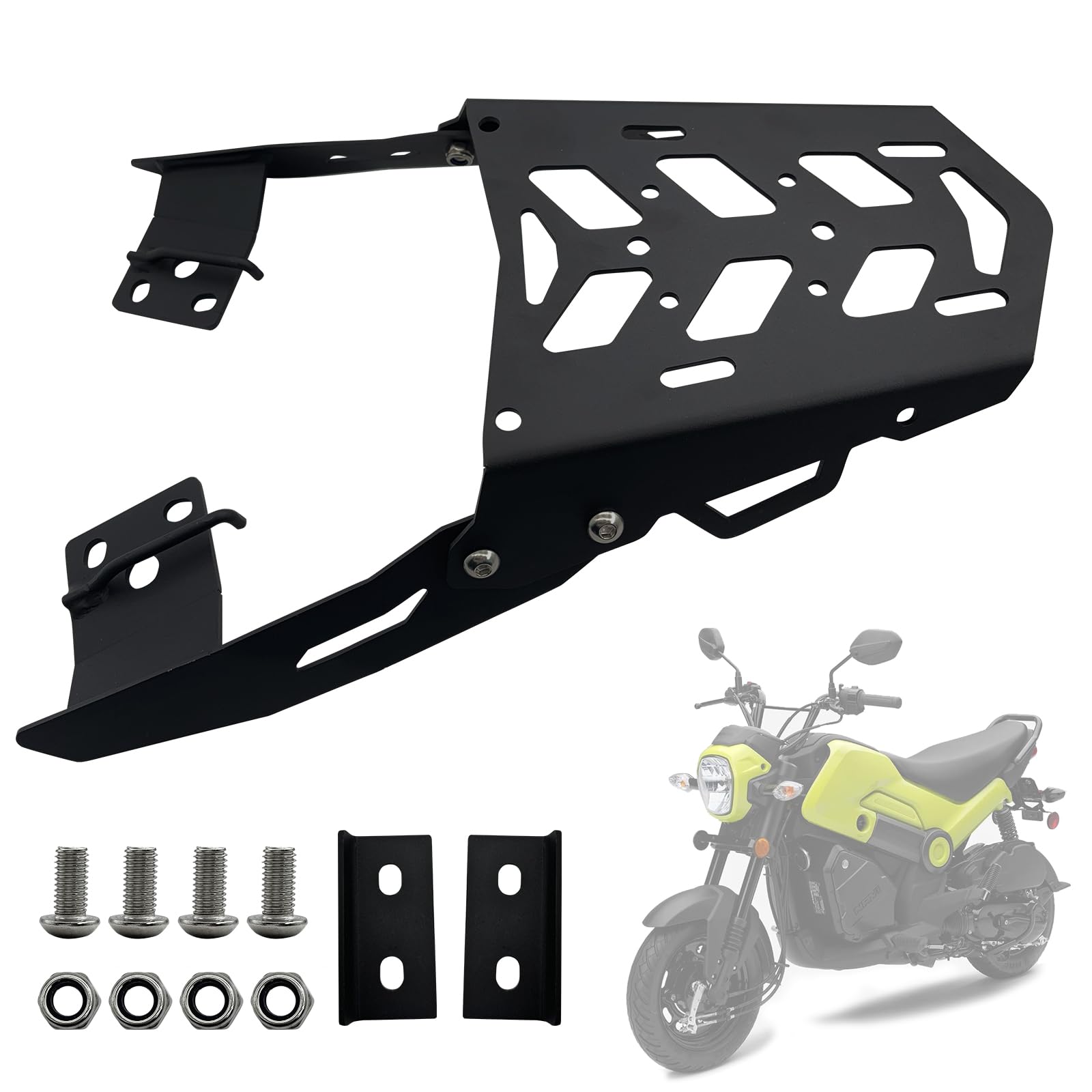 Amazon.com: Motorcycle Rear Rack Luggage Rack Compatible with