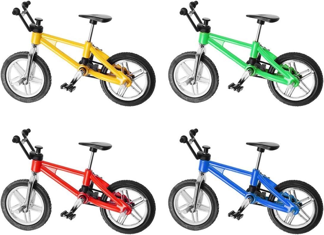 TOYMYTOY Finger Bikes BMX, Finger Mountain Bike, Mini Model Ornaments