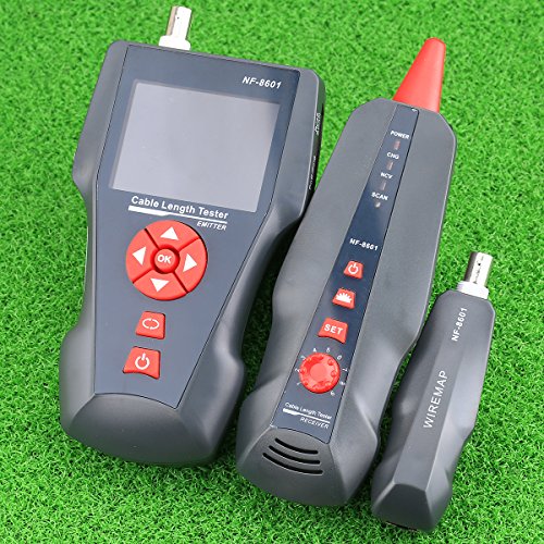 Image of NF-8601 Multi-Functional Network Cable Tester LCD Cable Length Test Tracker Breakpoint Tester English Version