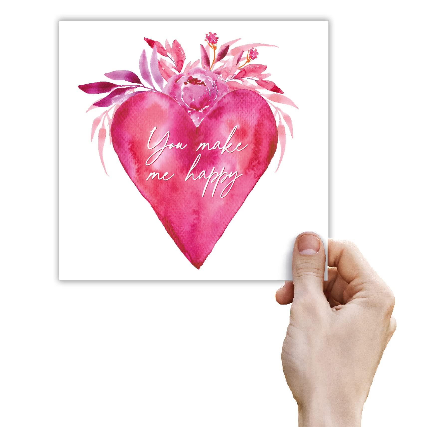 UK Greetings Biglietto di San Valentino per lui, lei o partner, design con mongolfiera a forma di cuore