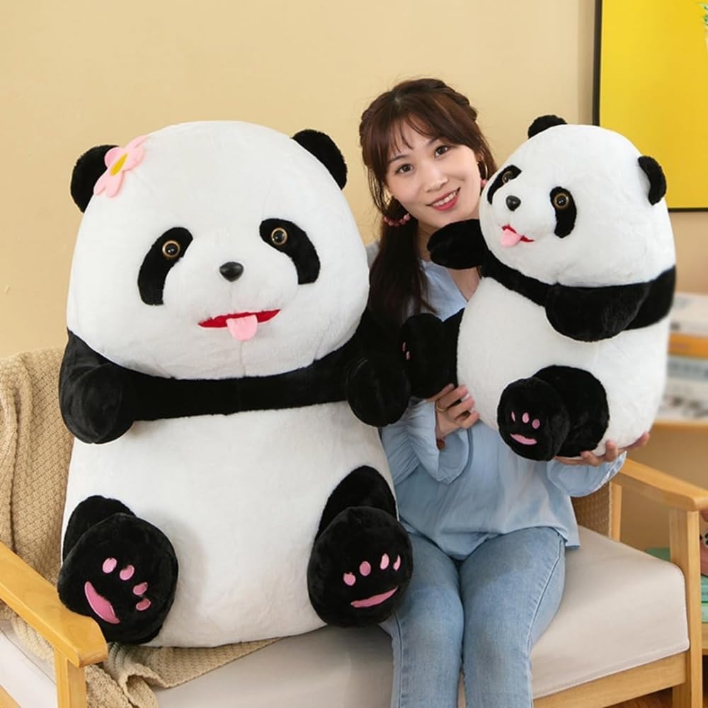 ☘️リアルパンダのぬいぐるみ　ふわふわ　かわいい ☘️リアルパンダのぬいぐるみ ふわふわ かわいい ☘️リアル