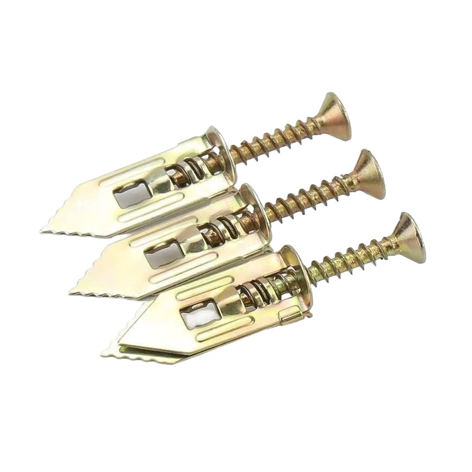 Anclajes Autoperforantes for Paneles De Yeso Con Tornillos Expansión Metal(100 Set)