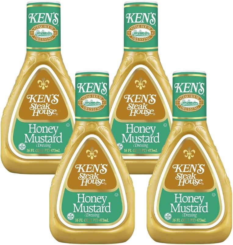 Ken's Steak House Honey Mustard Dressing, 16 OZ Grocery & Gourmet Food