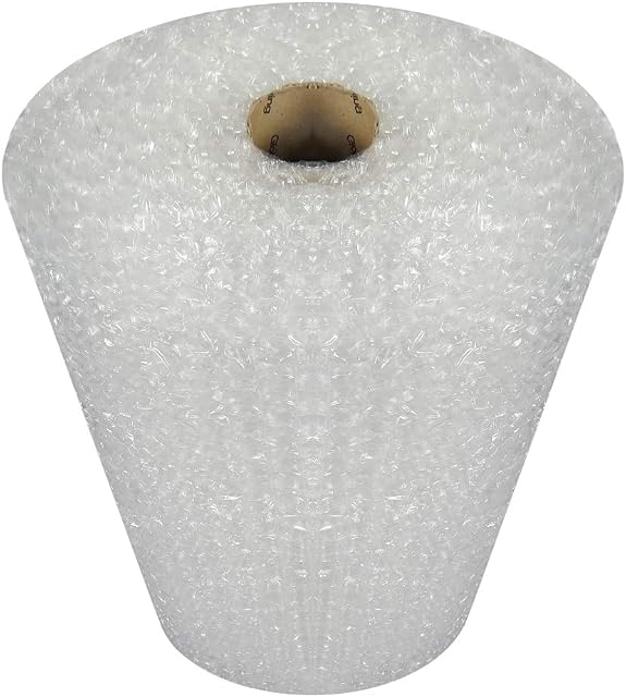 Globe Packaging 500mm x 25M Roll of Quality Bubble Wrap - Large Bubbles