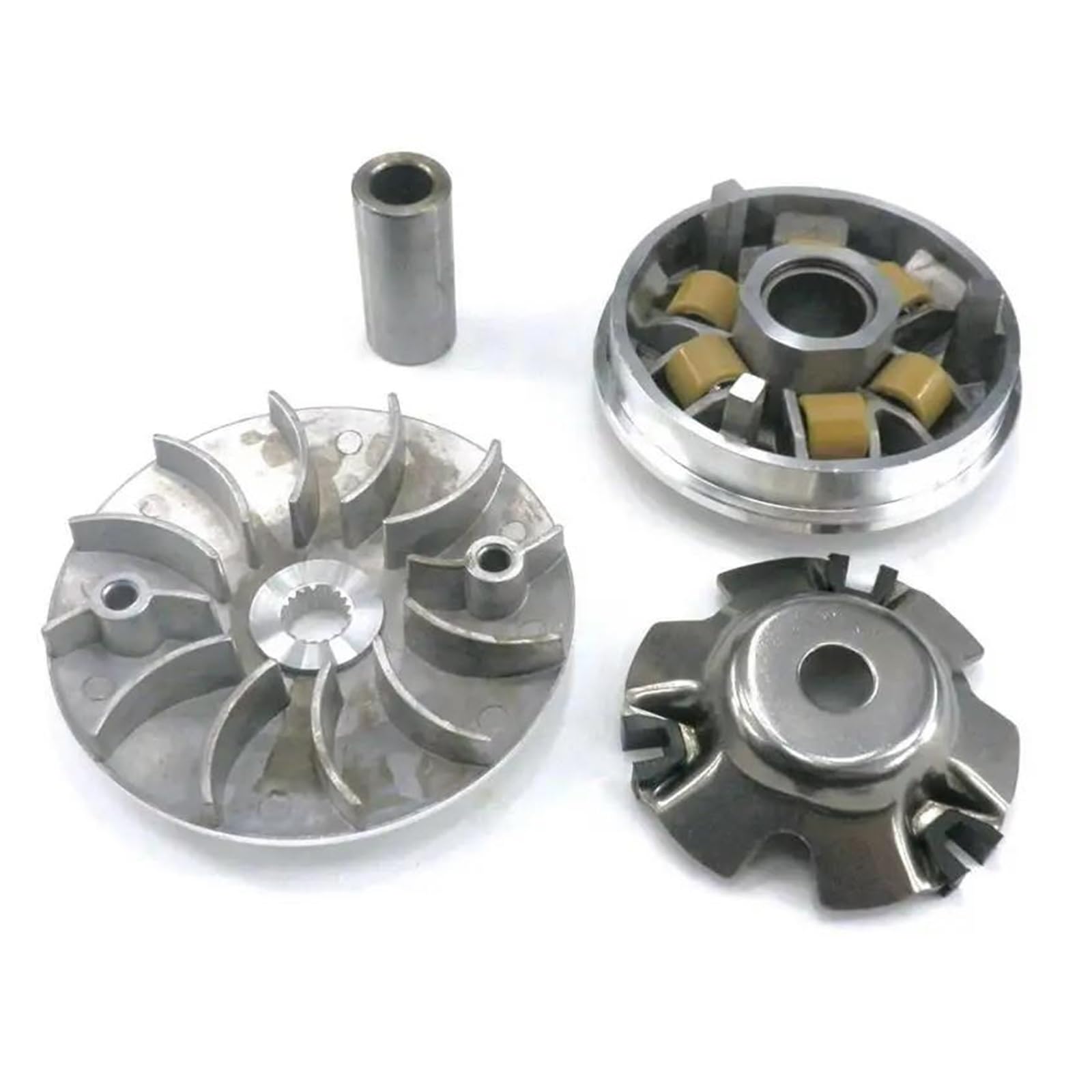 Para GY6 125cc 150cc Scooter Ciclomotor ATV GO KART Motocicleta Ventilador Embrague Variador Rodillos Peso Correa Transmisión 743 20 30 Correa de transmisión