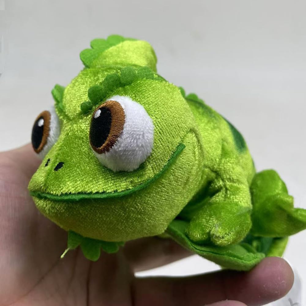 TONGMAN 18CM Pascal Plush Shoulder Riding Chameleon Stuffed Animal Toy,Chameleon Plush Doll,Lizard Plush Animal Toys,Pascal Plushies Present - Image 4
