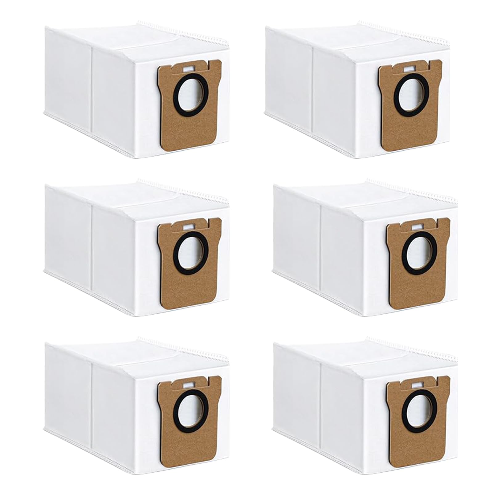 Microfiber Mop Pads Dust Bags for Dreame L40 Ultra/L10S Ultra/ L10S Ultra Gen2/X40 Ultra/L10s Pro Ultra Heat/L20 Ultra/ L10S Plus/X30 Ultra/X40 Master/L10 Ultra Robot Vacuum (6 duster bag)