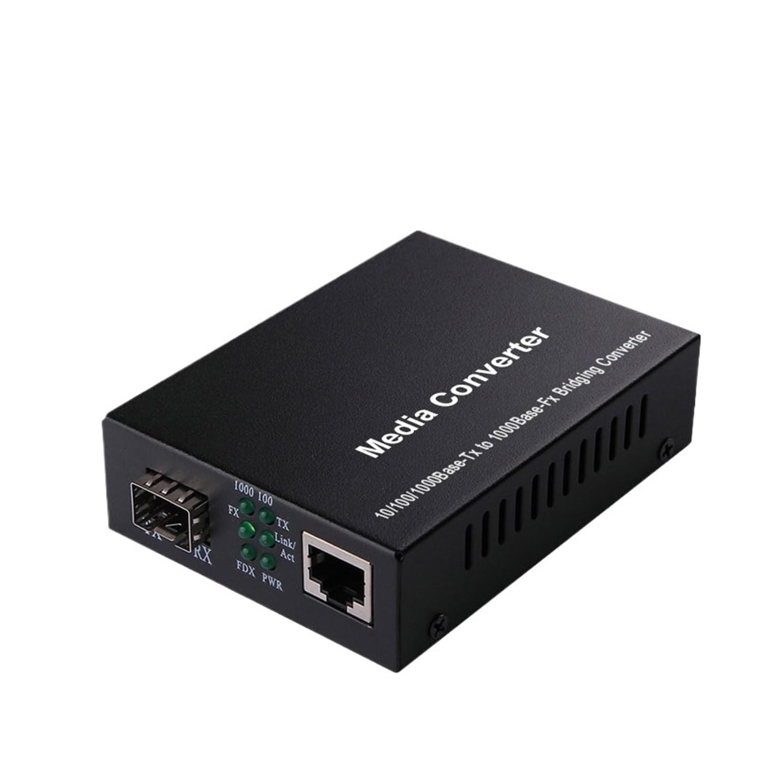 OSHZIKJII Fiber to RJ45 Converter s-f.p 10/100/1000Meter Ethernet Converter Transceiver with Optical Module Compatible(9)