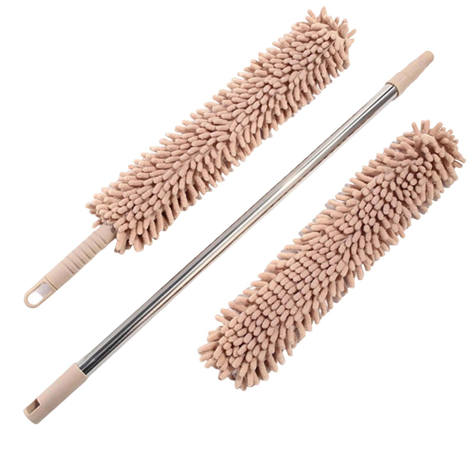 ZEPFJHE Bendable Cleaning Brush Telescopic Handle Retractable Removal for Ceiling Fan Bookshelf and Tight Corner Cleaning Tool