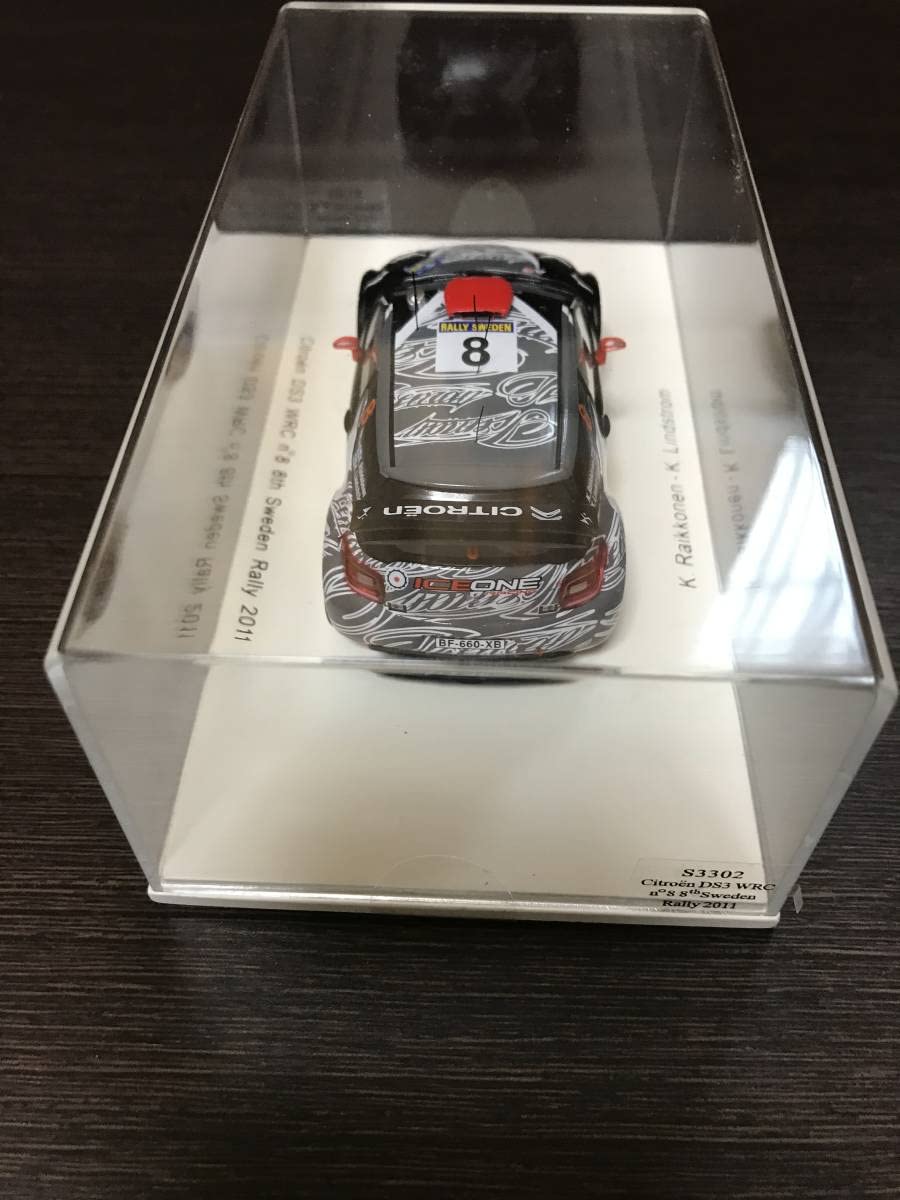 Amazon | 1/43 Spark シトロエン・DS3 WRC #8 K.ライコネン組 ラリー