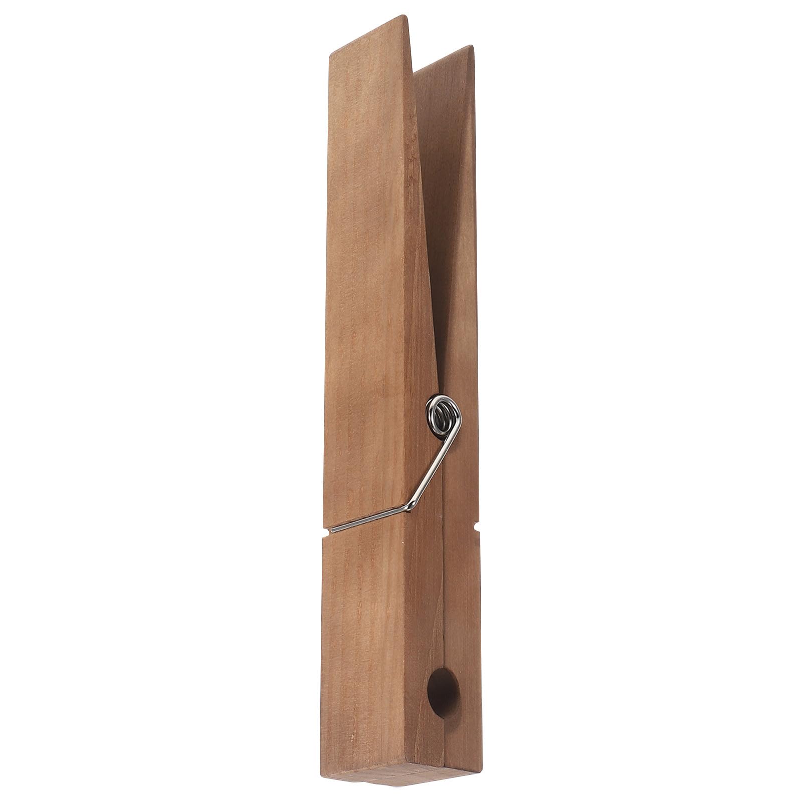 Toallero de madera rústico de pared y pinza gigante para toallas de baño