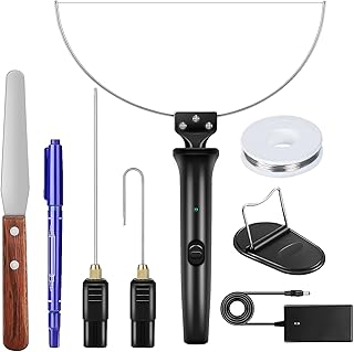 3 in 1 Foam Cutter, GOCHANGE Electric Cutting Machine Pen Tools Kit, 100-240V /18W Styrofoam Cutting Pen with Electronic Voltage Transformer Adaptor For Foam Cutting, Holes Digging, Details Handling